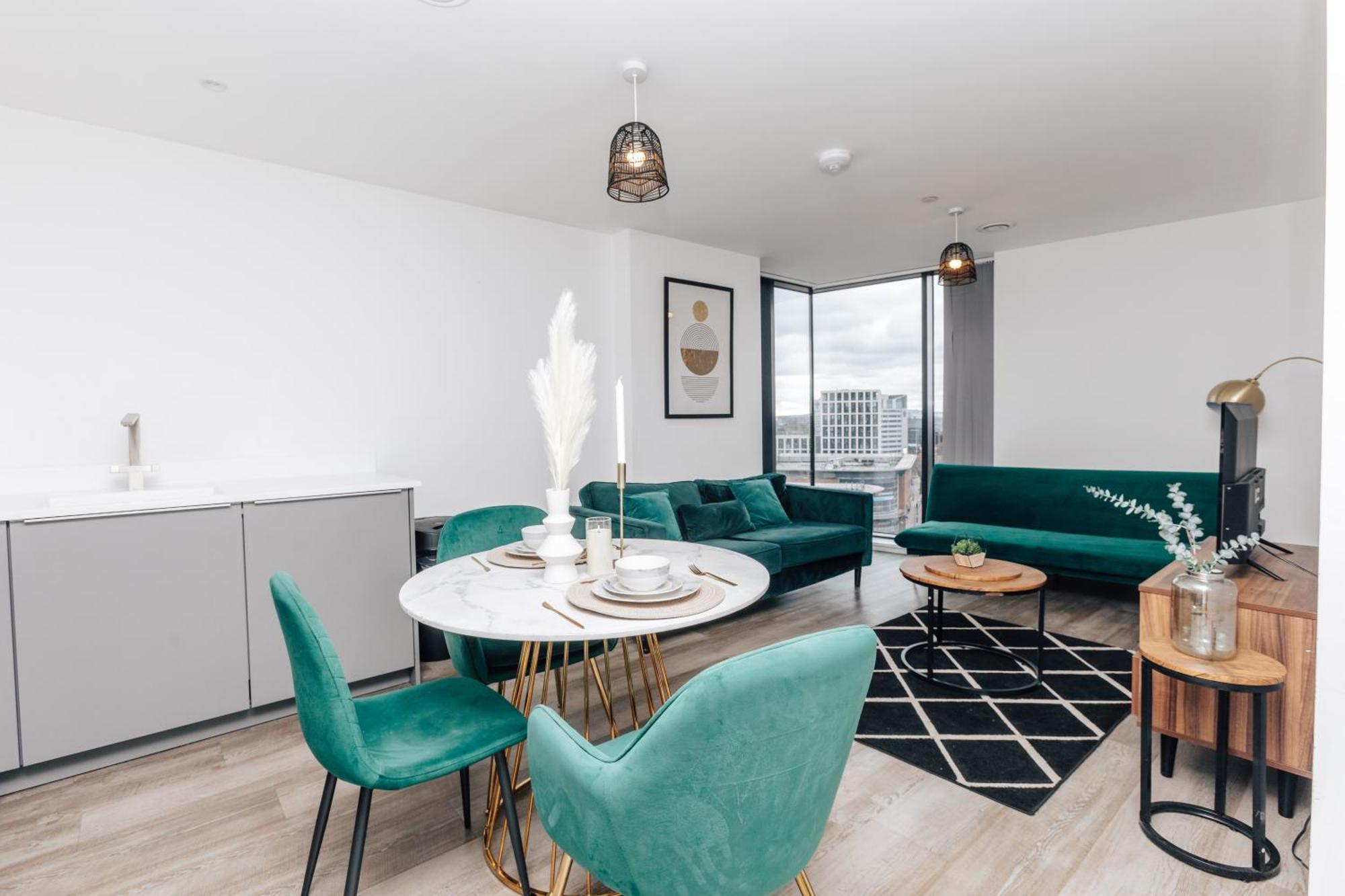 Luxury 2 Bedroom Apartment, Broad Street Birmingham Buitenkant foto