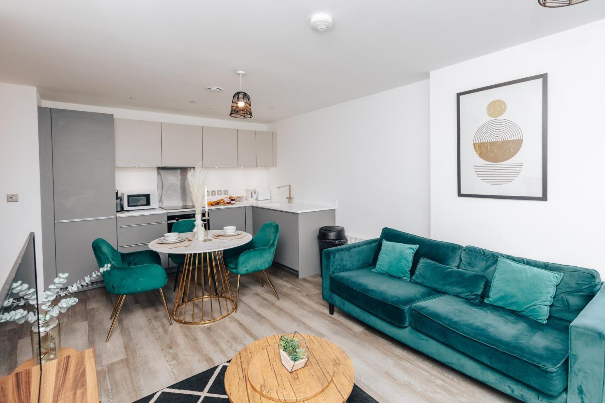 Luxury 2 Bedroom Apartment, Broad Street Birmingham Buitenkant foto